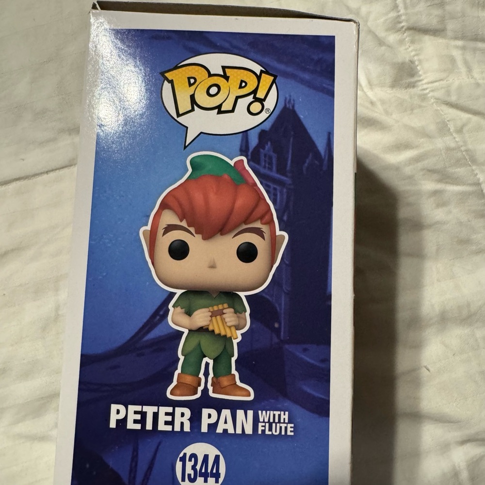 Funko Pop! Peter Pan With Flute #1344  NIB - Picture 4 of 5